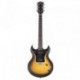 Vox SDC22-UB - Guitare électrique solid body double cut sunburst