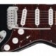 G&L TLEG-BLK-M - Guitare électrique type Stratocaster Standard Gloss Black pickguard noir manche erable