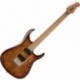 Sterling by Music Man JP150FM-ILB - Guitare électrique John Petrucci JP15 Flame Maple Island Burst avec housse