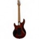 Sterling by Music Man LK100-HZB - Guitare électrique Steve Lukather Flame Maple Hazel Burst avec housse