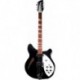 Rickenbacker 360JG - Guitare électrique demi-caisse modele 300 noir sorties Mono et Stéréo erable massif avec étui