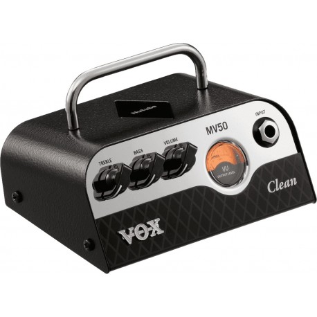 Vox MV50-CL - Tête d'ampli guitare électrique à lampes serie MV 50W Nutube CLEAN