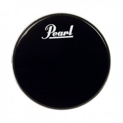 Pearl EB18BDPL - Peau de timbre 18" pour grosse caisse noire avec logo