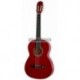 Miguel Almeria PS500053 - Guitare classique 4/4 rouge