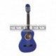 Miguel Almeria PS500055 - Guitare classique 4/4 bleu