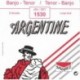 Argentine 1530 - Jeu de cordes nickel à boucle pour banjo Tenor 4 cordes