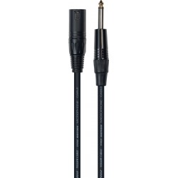 Yellow Cable M03J - Cable XLR Femelle vers Jack 6.35 mâle mono 3 mètres