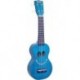 Mahalo U-SMILE-TBU - Ukulele Soprano Bleu Mate Translucide Smile + housse