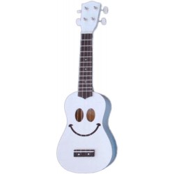 Mahalo U-SMILE-WT - Ukulele Soprano Blanc Smile + housse