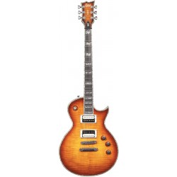 LTD EC1000-ASB - Guitare électrique série 1000 Deluxe - Dégradé ambré