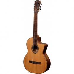 Lâg OC170CE - Guitare classique cutaway électro-acoustique table cèdre rouge massif finition satinée