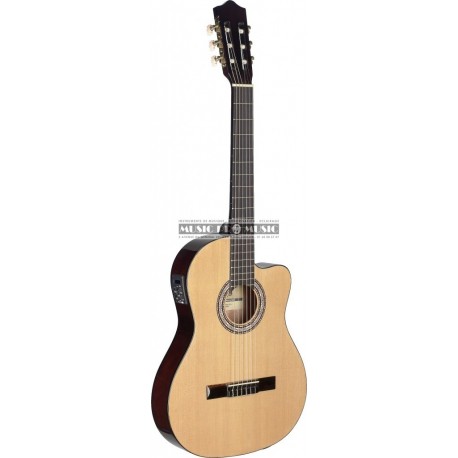 Stagg C546TCE-N - Guitare électro classisque 4/4 nat