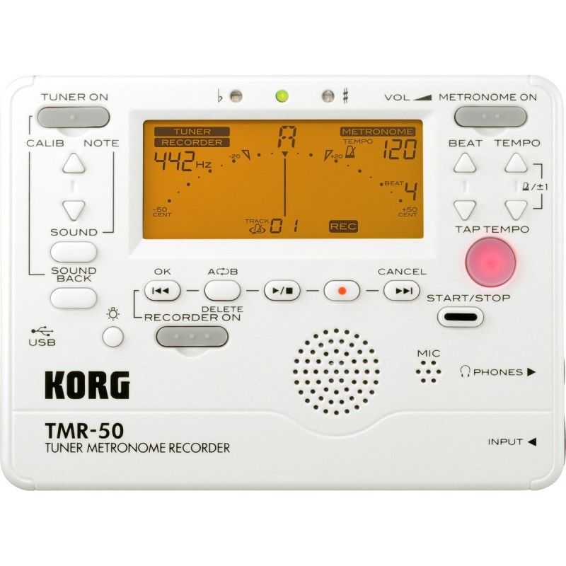 Korg CA-50 Accordeur CA 50 & MA-2 LCD Pocket Digital Métronome bleu/noir 