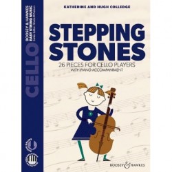 Hugh Colledge/Katherine Colledge - Stepping Stones - Violoncelle et Piano - Recueil + Enregistrement(s) en ligne