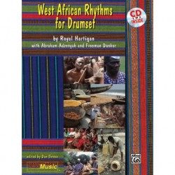 Royal Hartigan - West-African Rhythms for Drumset - Batterie - Recueil + CD