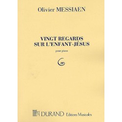 Olivier Messiaen - Vingt Regards Sur L'Enfant-Jésus - Piano - Conducteur