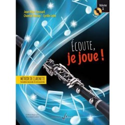 Jean-Marc Fessard - Ecoute, je joue ! Volume 1 - Clarinette - Clarinette - Recueil + Enregistrement(s) en ligne