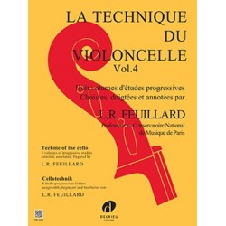 Louis R. Feuillard - Technique Du Violoncelle Vol 4 - Recueil