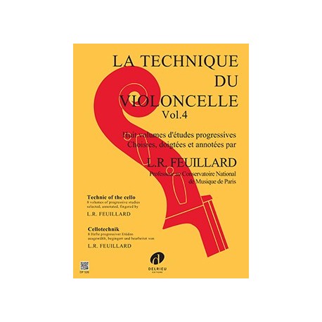Louis R. Feuillard - Technique Du Violoncelle Vol 4 - Recueil