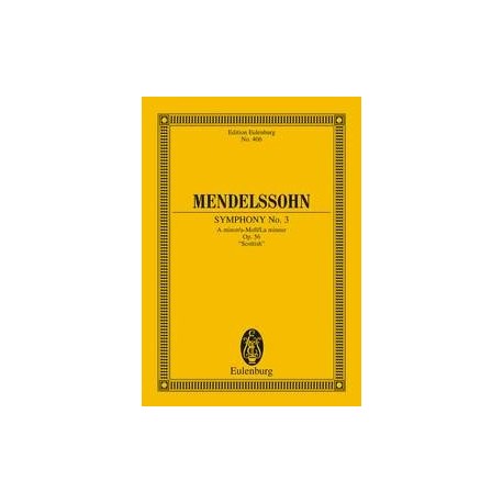 Felix Mendelssohn Bartholdy - Symphony No.3 In A Minor Op.56 'Scottish' - Orchestra - Conducteur de poche