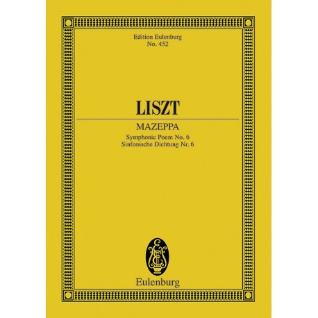 Franz Liszt - Mazeppa - Symphonic Poem No.6 - Orchestra - Conducteur de poche