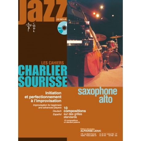 Charlier/Charles Sourisse - Les Cahiers Charlier Sourisse - Saxophone Alto - Recueil + CD