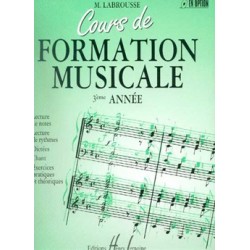 Marguerite Labrousse - Cours de formation musicale Vol.3 - Éducation musicale - Recueil