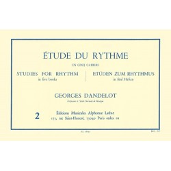 Georges Dandelot - Etude Du Rythme Vol.2 - Tous les instruments - Recueil