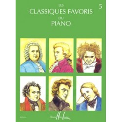 Les Classiques favoris Vol.5 - Piano - Recueil