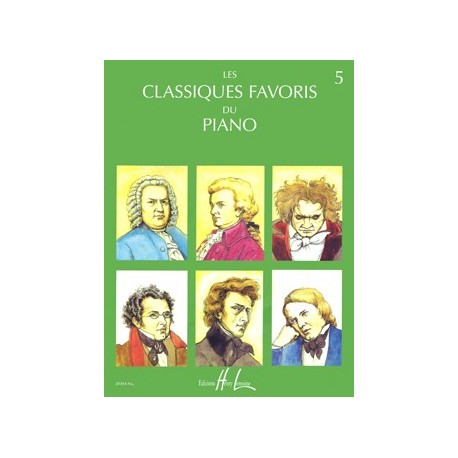 Les Classiques favoris Vol.5 - Piano - Recueil