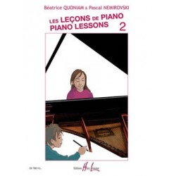 Béatrice Quoniam/Pascal Nemirovski - Les Leçons de piano 2 - Piano - Recueil