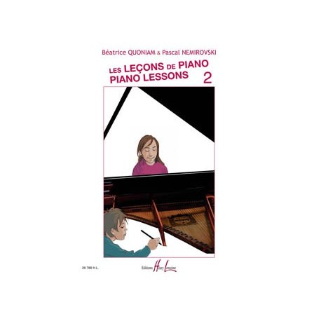Béatrice Quoniam/Pascal Nemirovski - Les Leçons de piano 2 - Piano - Recueil