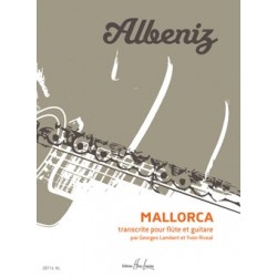 Isaac Albéniz - Mallorca - Flûte Traversière et Guitare - Recueil