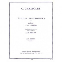 Giuseppe Gariboldi - Etudes mignonnes Op.131 - Flûte Traversière - Conducteur