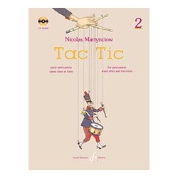 Nicolas Martynciow - Tac Tic Volume 2 - Percussion - Recueil + CD