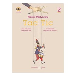 Nicolas Martynciow - Tac Tic Volume 2 - Percussion - Recueil + CD