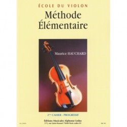Maurice Hauchard - Méthode Élémentaire Vol.2 - Progressif - Violon - Recueil