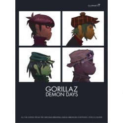 Gorillaz - Demon Days - Piano, Chant et Guitare - Recueil