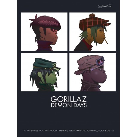 Gorillaz - Demon Days - Piano, Chant et Guitare - Recueil