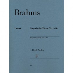 Johannes Brahms - Hungarian Dances Nos. 1-10 - Piano Solo - Recueil