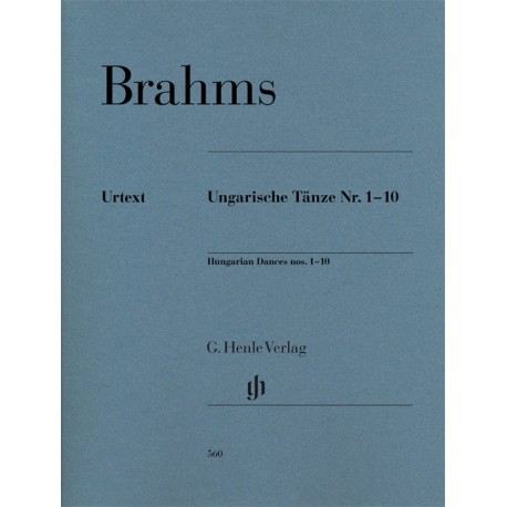 Johannes Brahms - Hungarian Dances Nos. 1-10 - Piano Solo - Recueil