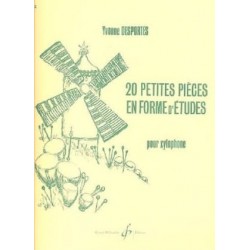 Yvonne Desportes - 20 Petites Pieces En Forme D'Etudes - Percussion - Recueil