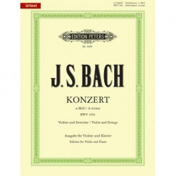Johann Sebastian Bach - Violin Concerto No. 1 In A Minor BWV 1041 - Violon et Piano - Recueil