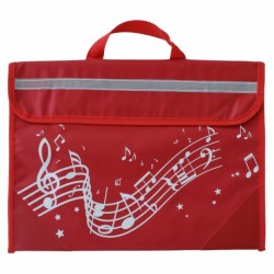 Musicwear - Wavy Stave Music Bag - Red - Sac