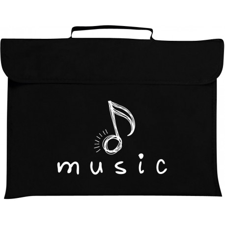 Mapac: Music Bag - Quaver (Black) - Sac