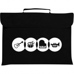 Mapac: Music Bag - Instruments (Black) - Sac