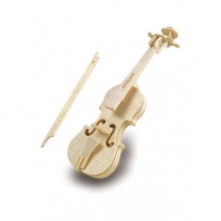 Quay Woodcraft Construction Kit Violin - GAME-TOY