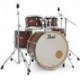 Pearl DMP925SC-260 - Batterie acoustique Rock 22" 5 fûts Satin Brown Burst