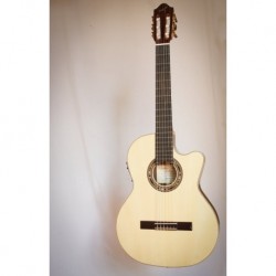 Kremona F65CW-SB-TL - Guitare électro classique 4/4 Slim épicéa massif touche ébène