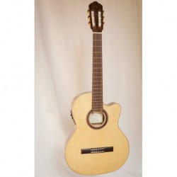 Kremona R65CW-TL - Guitare électro classique 4/4 Slim épicéa massif